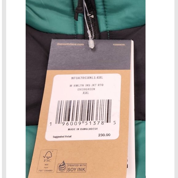 The North Face HMLYN Insulated Retro Jacket Mens XXL Himalayan - Picture 4 of 8